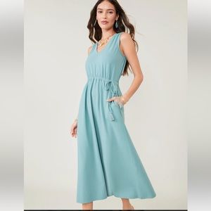 Spartina Lenea Maxi Dress Ocean Teal
